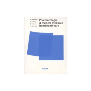 Pharmacologie & Matière Médicale Homéopathique